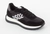 Dsquared2 nylon en suède lopende sneakers , Zwart, Heren online kopen