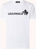 Dsquared2 White Maple t shirt , minimal design ideal for an everyday minimal look Dsquared2, Wit, Heren online kopen