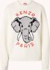 Kenzo Elephant trui in wolblend met ingebreid logo online kopen