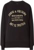 Zadig&Voltaire Blason sweater met metallic logoborduring online kopen