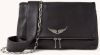 Zadig & Voltaire Rocky Bag in Black Leather , Zwart, Dames online kopen