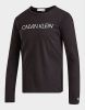 Calvin Klein Shirt met lange mouwen INSTITUTIONAL LOGO LS T SHIRT met opschrift online kopen