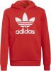 Adidas Originals Hoodie Trefoil Rood/Wit Kinderen online kopen