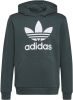 Adidas Originals Hoodie Trefoil Groen/Wit Kinderen online kopen