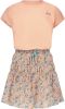 Nono Roze Mini Jurk Manyu Combi Dress Jersey online kopen