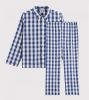 Petit Bateau Pyjama van katoen met ruitdessin online kopen