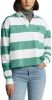 Polo Ralph Lauren cropped striped polo shirt , Groen, Dames online kopen