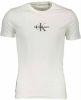 Calvin Klein Men Short Sleeve T shirt White , Wit, Heren online kopen