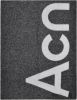 Acne Studios Sjaal in wolblend met logoprint 220 x 50 cm online kopen