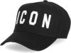 Dsquared2 icon baseball cap , Zwart, Heren online kopen