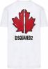 Dsquared2 Maple Leaf T shirt , Wit, Heren online kopen