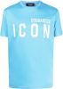 Dsquared2 T shirts and Polos Clear Blue , Blauw, Heren online kopen