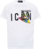 Dsquared2 Icon Ciro Cool T shirt met logoprint online kopen