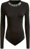 Guess Zwarte Top Ls Chanel Bodysuit online kopen