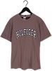 Tommy Hilfiger Taupe T shirt Hilfiger Arch Casual Tee online kopen