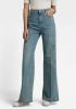 G-Star G Star RAW Deck Ultra High Wide Leg high waist flared jeans vintage hawaiian ocean online kopen