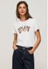Pepe Jeans T shirt vrouw Rosemery T shirt , Wit, Dames online kopen