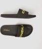 O'Neill Cali Slide Sandals badslippers zwart/geel online kopen