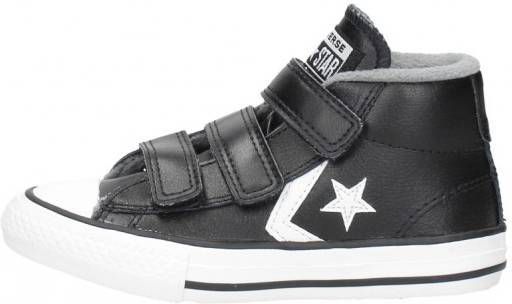 Zwarte Converse Star Player 3V Mid Hoge Sneakers met Klittenband -  Bambooz.be