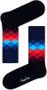 Happy Socks Sokken Socks Faded Diamond Zwart online kopen