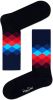 Happy Socks Sokken Socks Faded Diamond Zwart online kopen