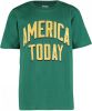 America Today Junior T shirt met tekst groen online kopen