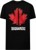 Dsquared2 Sports Edition T shirt dq0680 d004g dq900 , Zwart, Unisex online kopen