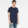 G-Star G Star RAW regular fit T shirt Lash van biologisch katoen blauw online kopen