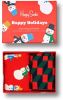 Happy Socks Sokken 2 Pack Snowman Socks Gift Set Rood online kopen
