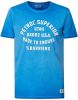 Petrol Industries T shirt met tekst electric blue online kopen
