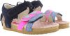 Shoesme BI21S080-C leren sandalen donkerblauw/multi online kopen