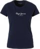 Pepe Jeans New Virginia T Shirt , Blauw, Dames online kopen